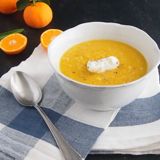 Pumpkin & Clementine Soup