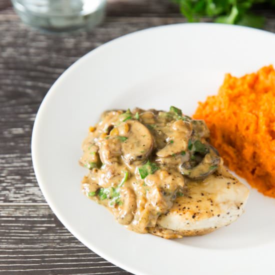 Chicken and Mushroom Fricassee