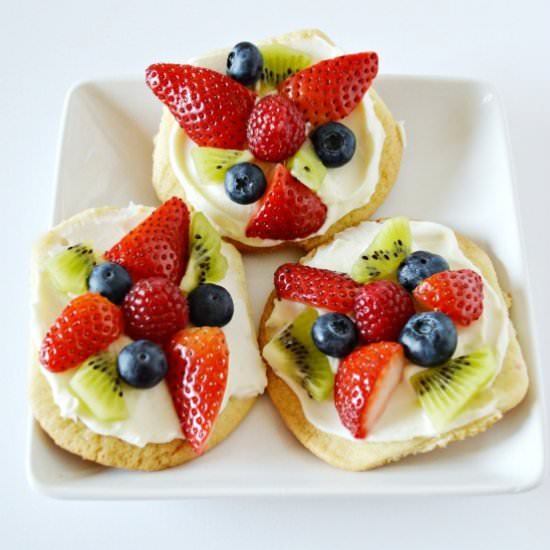 Mini Fruit Pizzas