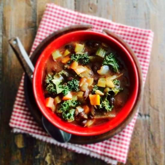 Curried Vegetable Bean Soup