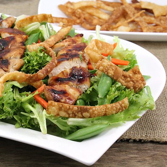 Asian Salad w Sunbutter Vinaigrette
