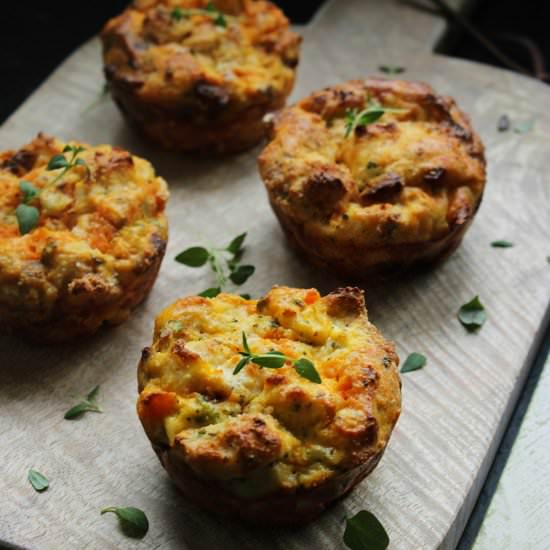 Chorizo & Pumpkin Muffins