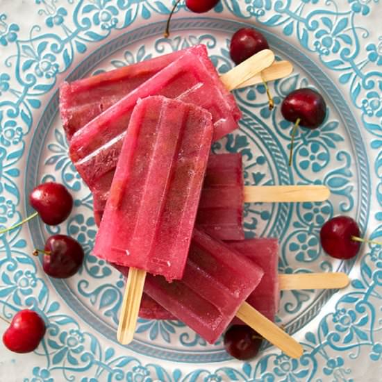 Cherry Cola Popsicles