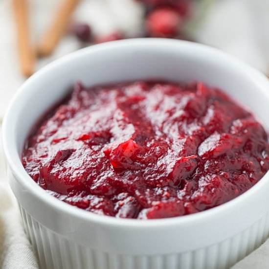 Cranberry Orange Apple Sauce
