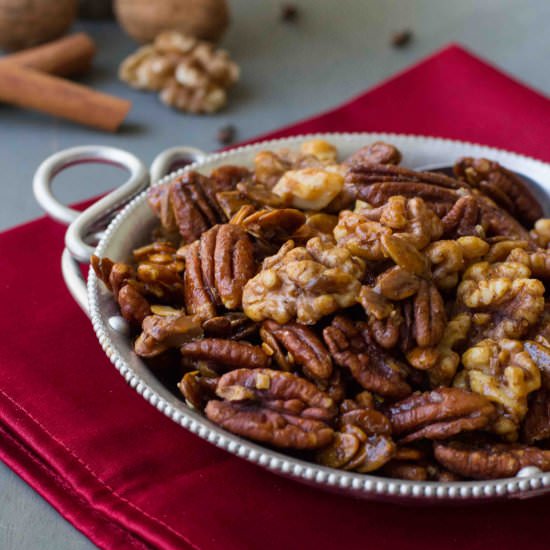 Spiced Honey Nut Snack Mix
