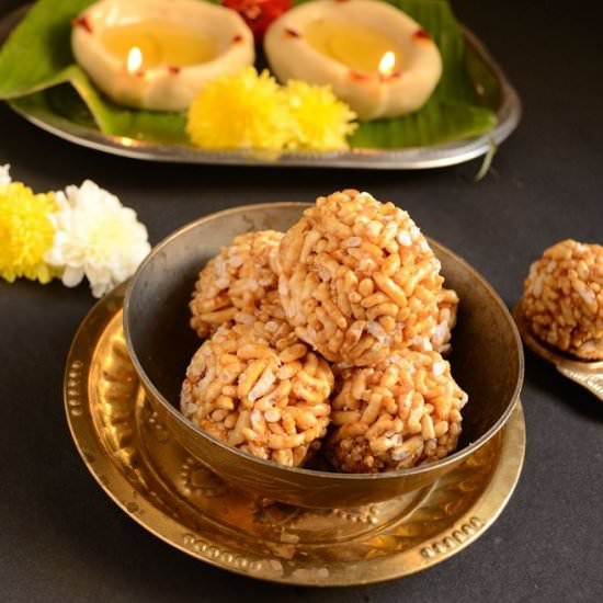 Puffed Rice Sweet Balls