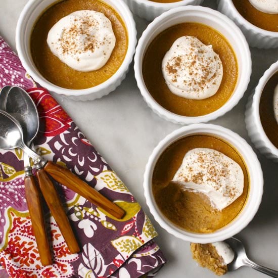 Sweet potato custard