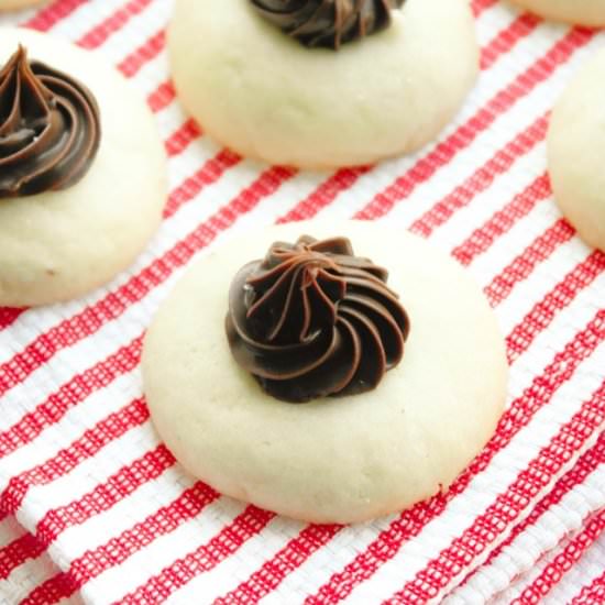 Nutella Thumbprint Cookies