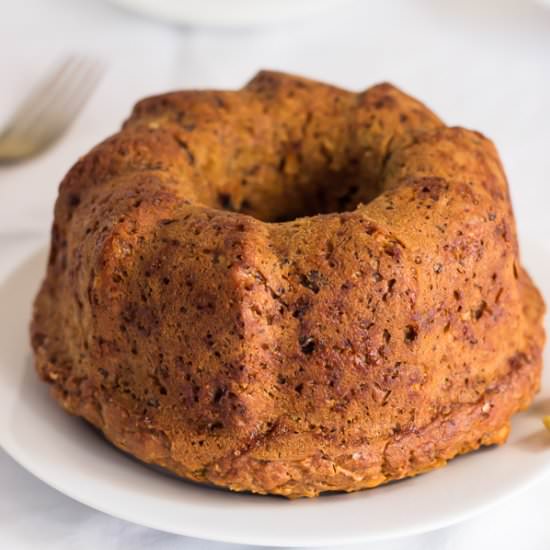 Carrot Orange Zest Bundt Cake