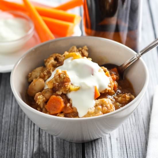 Buffalo Chicken Chili