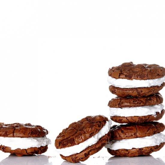 Chocolate Cookies with Marshmallow