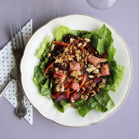 Colourful Winter Vegetable Salad