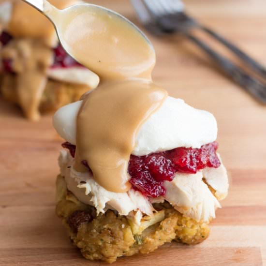 Thanksgiving Eggs Benedict