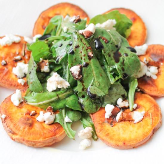 Arugula Salad with Sweet Potato