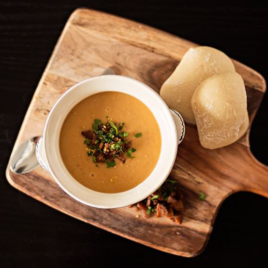 Chorizo Cannelloni Creamy Soup