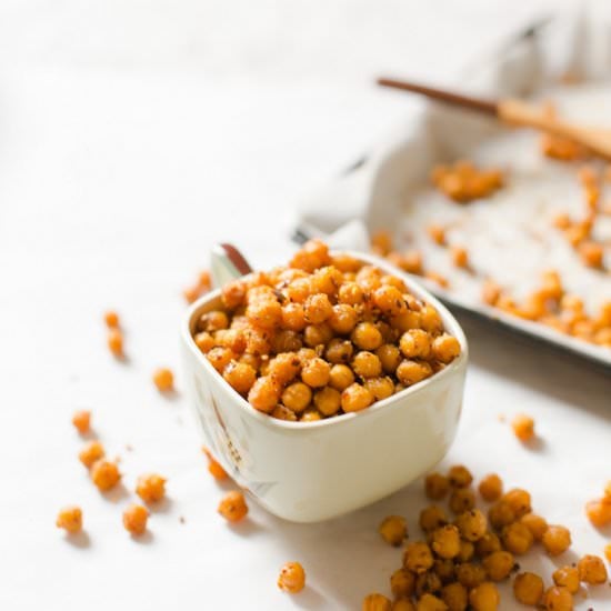 Spicy Roasted Chickpeas