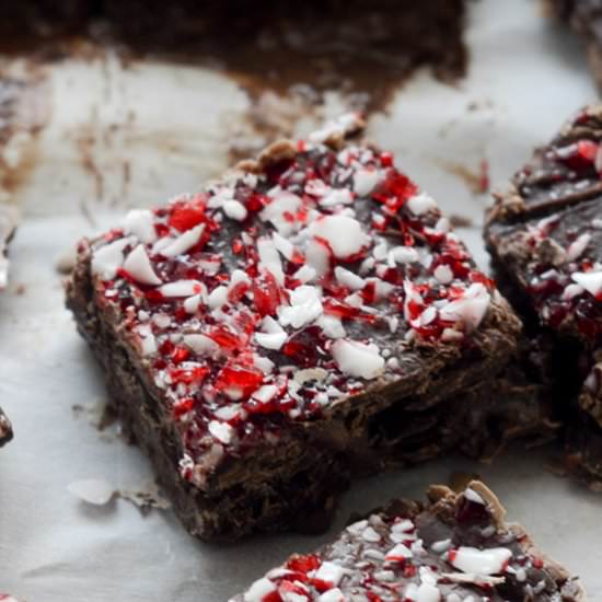 Skinny Peppermint Fudge