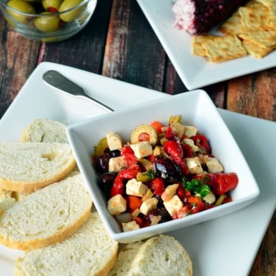 Marinated Roasted Red Pepper Spread