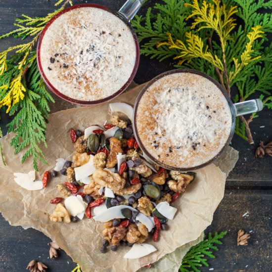 Chamomile Latte & Trail Mix