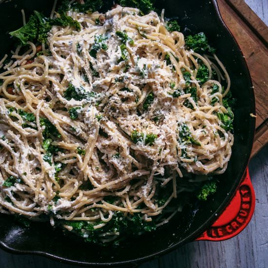 Kale and Ricotta Pasta