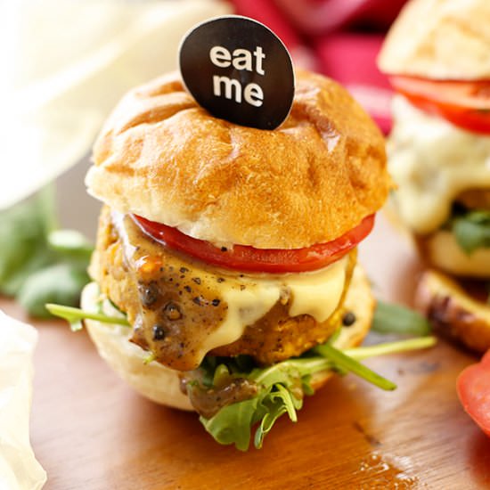 Vegan Black Pepper Burgers