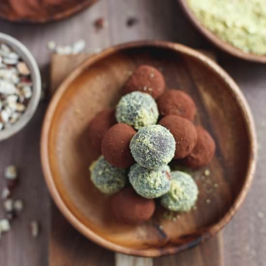 Healthy Nutella Truffles