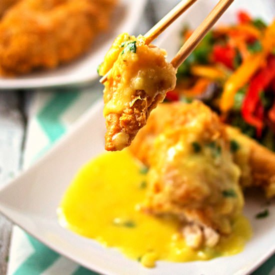 Crispy Mango Coconut Chicken
