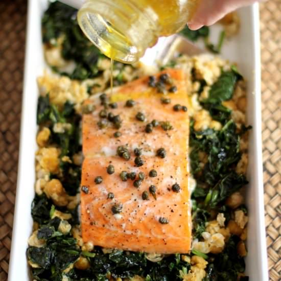 Slow-Cooked Salmon