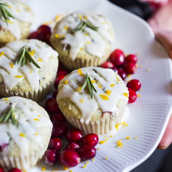 Gluten Free Cranberry Orange Muffin