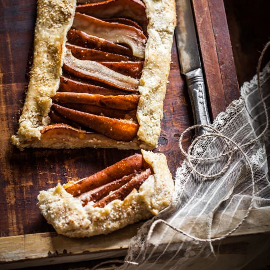 Rustic Pear Tart