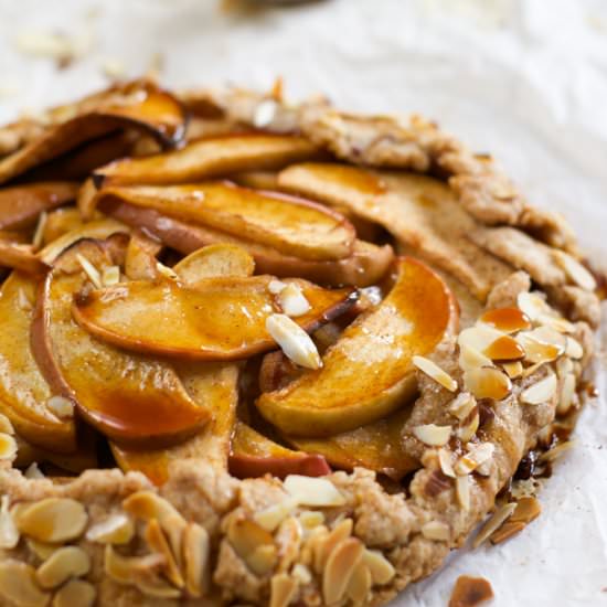 Caramel Ambrosia Apple Galette