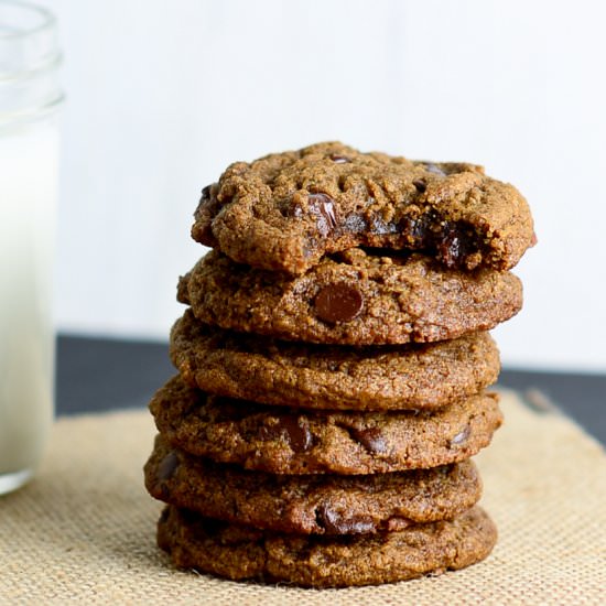 Chocolate Chip Gingerbread Cookies