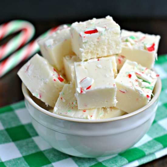 Candy Cane Fudge