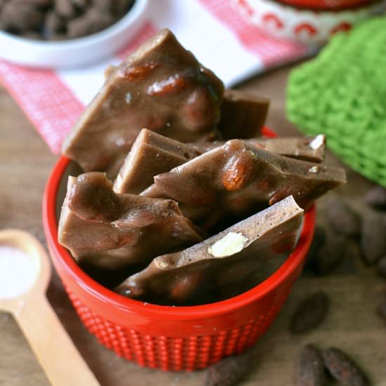 Cocoa Almond Brittle
