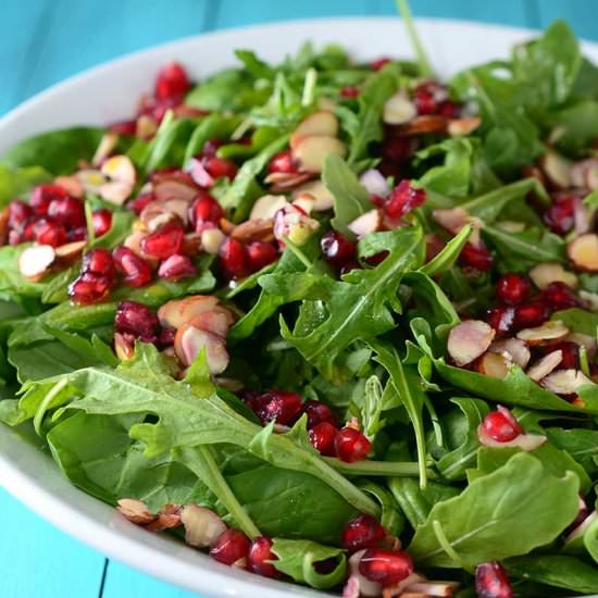 Holiday pomegranate salad