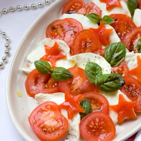 Christmas Caprese Salad