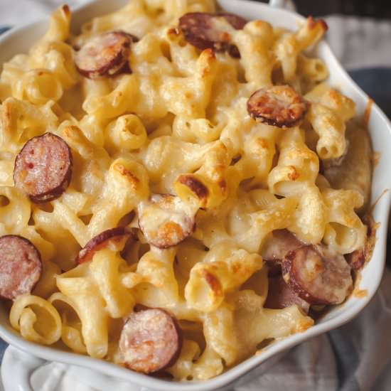 Cheddar and Gruyere Mac and Cheese