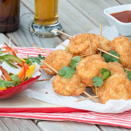 Prawns with Coconut and Mango Salad
