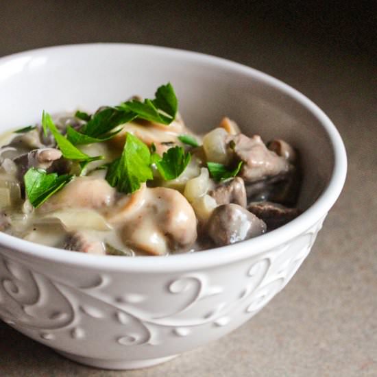 Beef Stroganoff