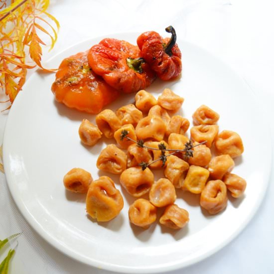 Homemade tortellini