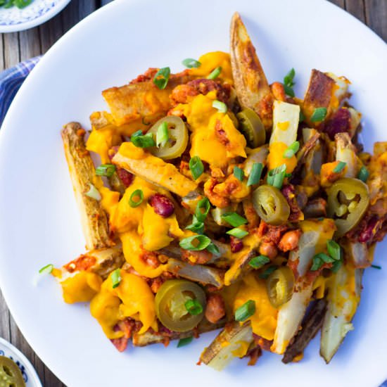 Vegan Chili Cheese Fries