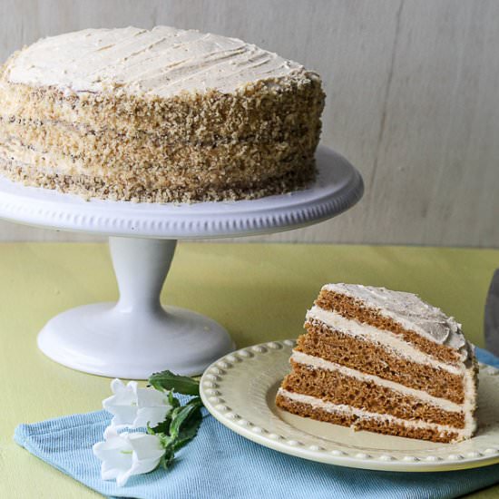 Delicious pumpkin cake