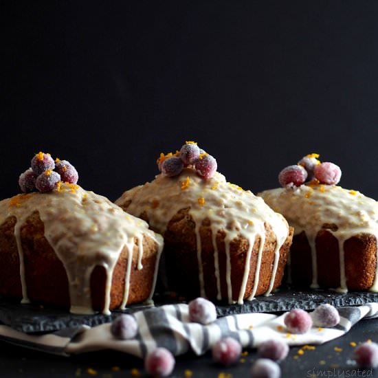 Orange-Glazed Cranberry Bread