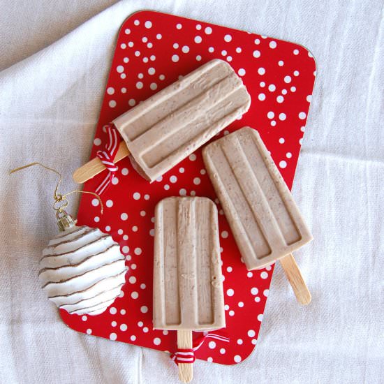 Gingerbread popsicles