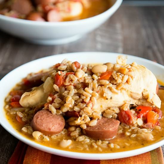 One Pot Chicken with Beans