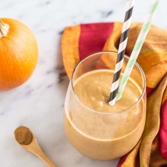 Pumpkin Banana Smoothie {Vegan}