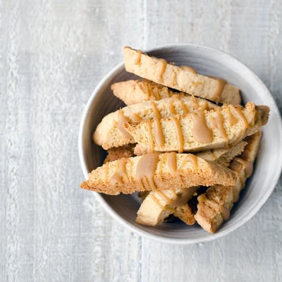 Brown Butter Caramel Biscotti