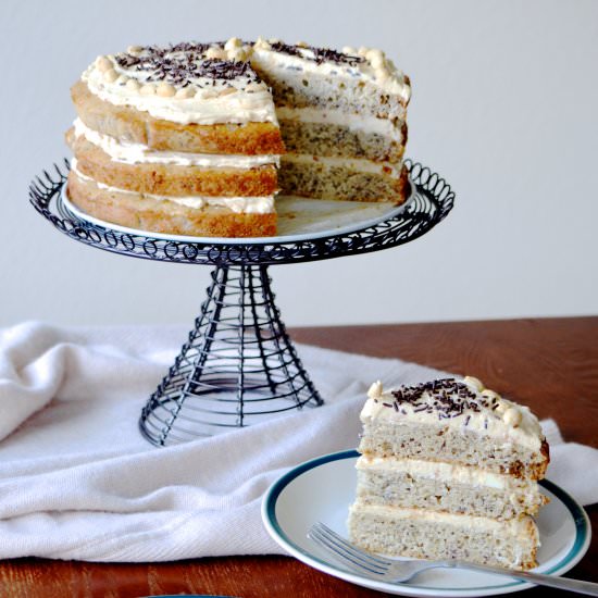 Peanut Butter Banana Cake