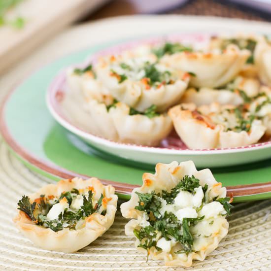 Cheesy Parsley Cups