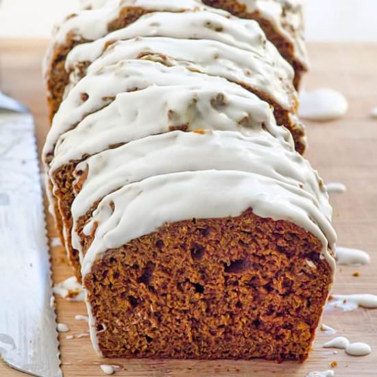 Clean Eating Gingerbread Loaf